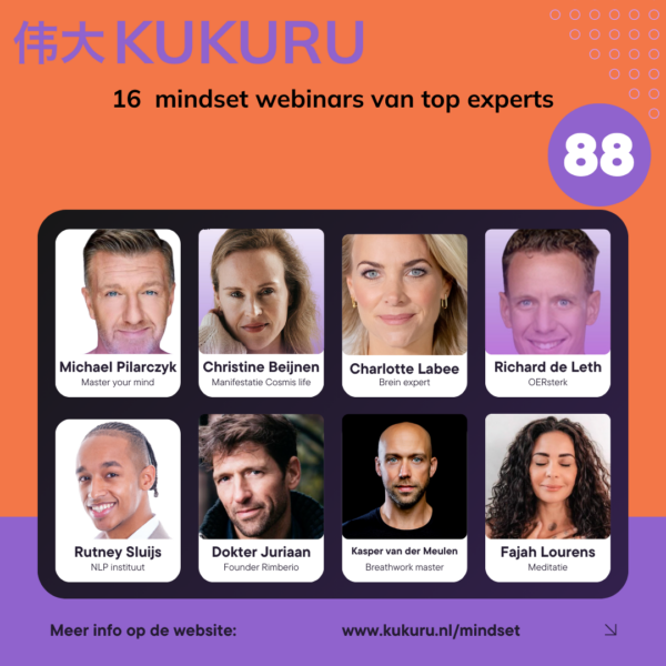 16 extra MINDSET lessen voor Tony Robbins Experience bezoekers