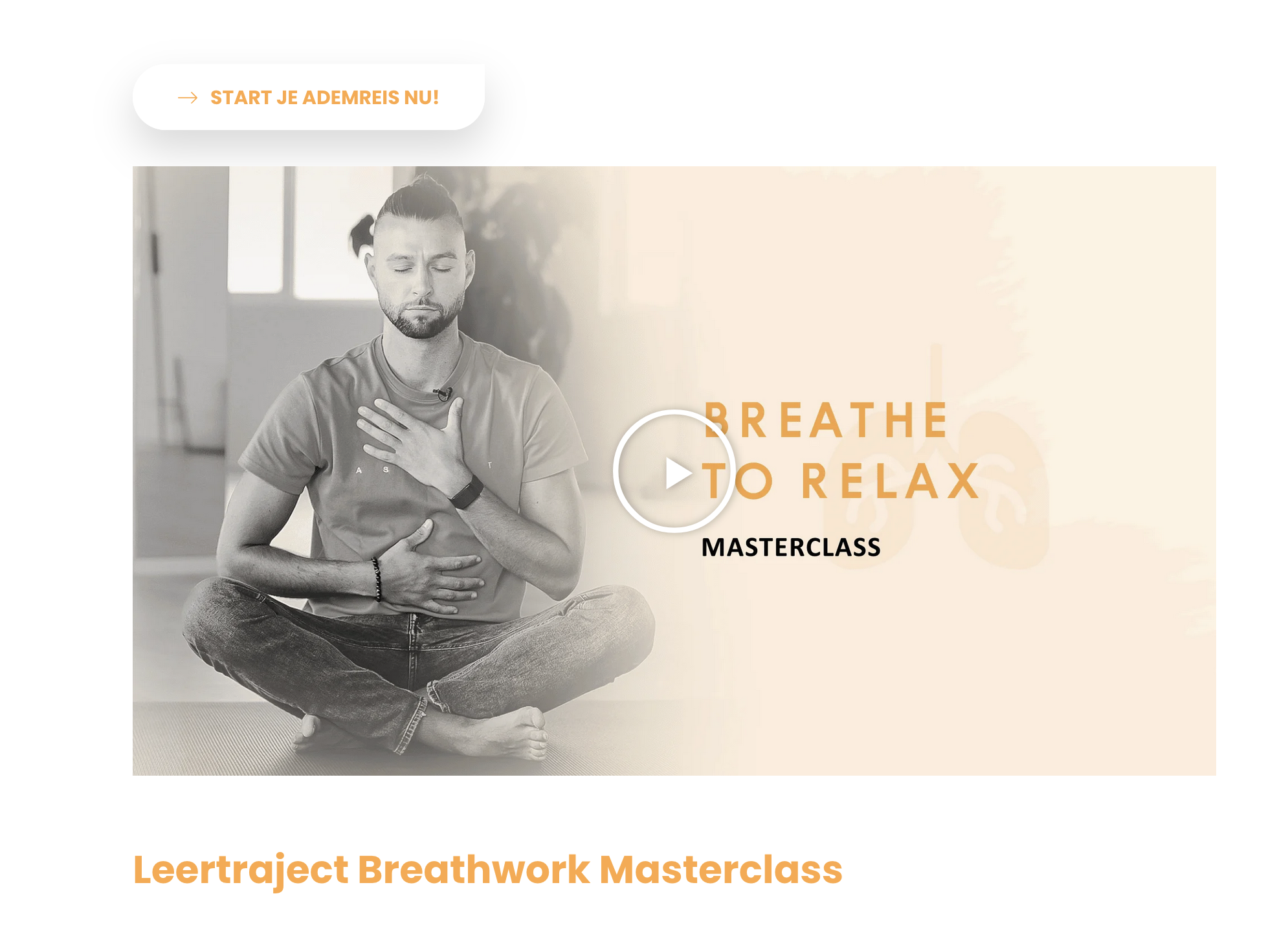 Breathwork Masterclass - Relaxerend Ademen - Thomas Vyncke