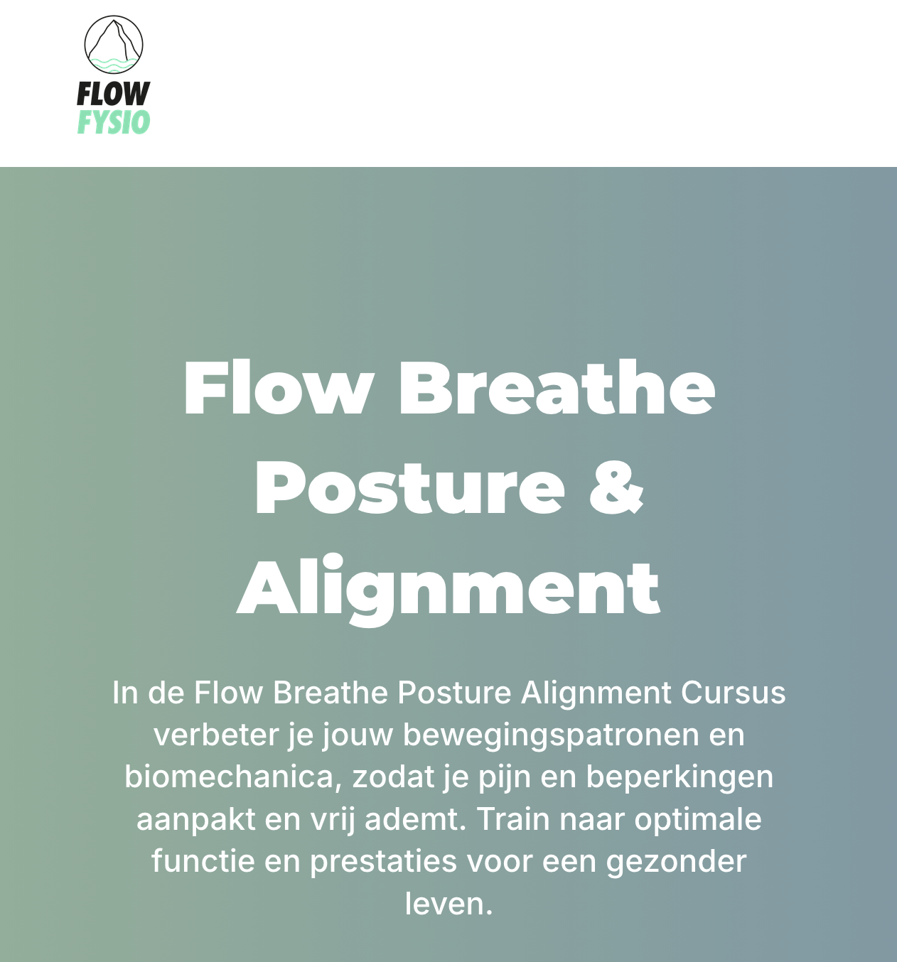 Flow Breathe Posture & Alignment door Tim Binkhorst - FlowFysio